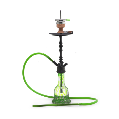 Кальян AMY Deluxe - 043 Black Green (Luxus Shisha) 75см (Полный комплект)