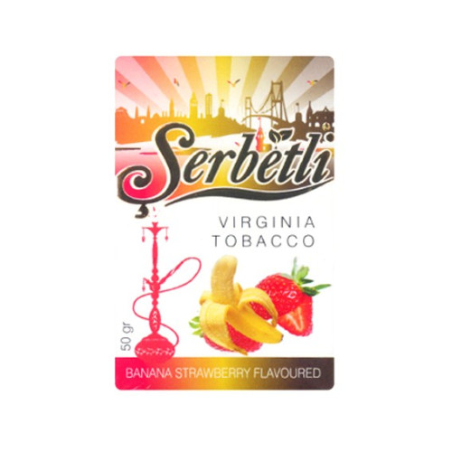 Табак Serbetli 50г - Banana Strawberry (Банан клубника)