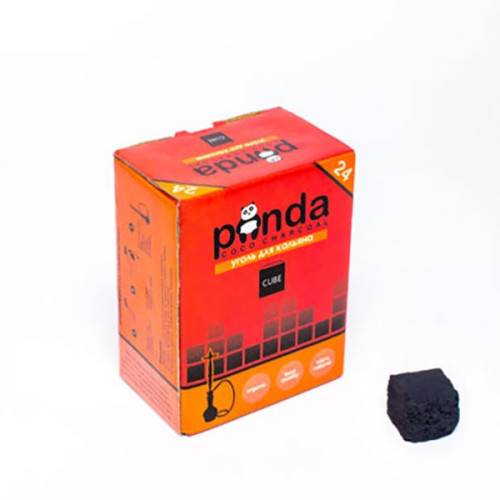 Кокосовый уголь для кальяна Panda 24 шт 22мм