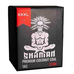 Кокосовый уголь для кальяна Shaman 36 кубиков 31 мм