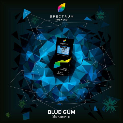Табак Spectrum Hard Line 100г - Blue Gum (Эвкалипт)
