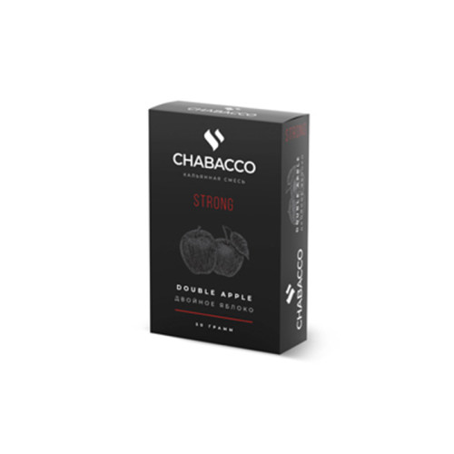 Смесь Chabacco STRONG 50г - Double Apple (Двойное яблоко)