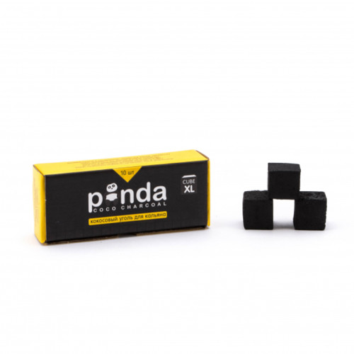 Кокосовый уголь для кальяна  Panda 10 шт 25мм