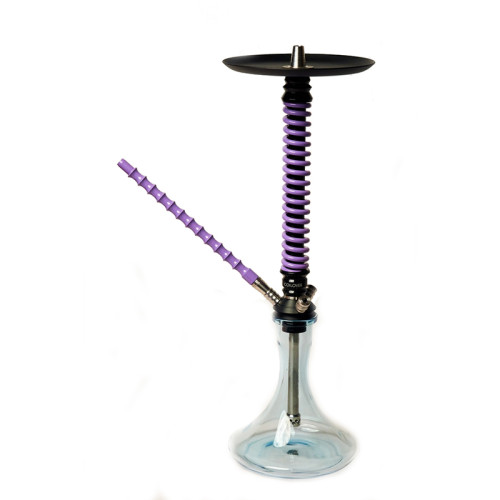 Кальян Mamay Custom - Coilovers Черный Сиреневый 75см (Без колбы)