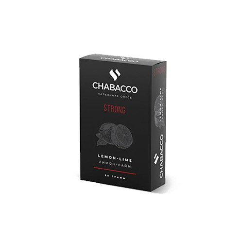 Смесь Chabacco STRONG 50г - Lemon - Lime (Лимон - Лайм)