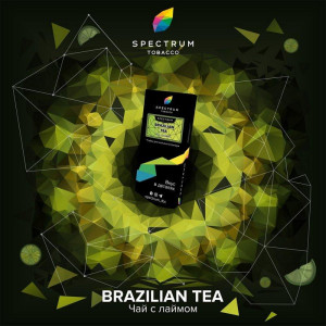 Табак Spectrum Hard Line 100г - Brazilian tea (Чай с лаймом)