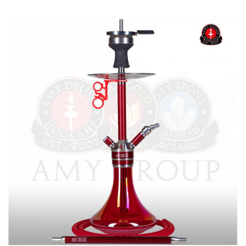 Кальян AMY Deluxe - SS21.02R Red (Carbonica Force S) - 55см (Полный комплект)