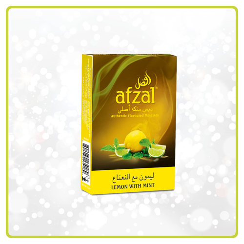 Табак Afzal 40г АКЦИЗ - Lemon with mint (Лед мята)
