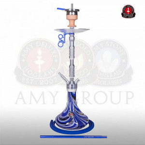 Кальян AMY Deluxe - 073.01 AOALU-BU (Alu Sierra) 75см (Полный комплект)