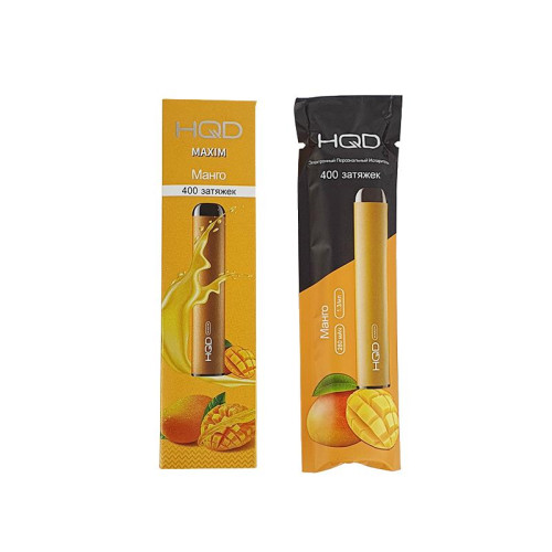 Электронная сигарета HQD MAXIM - Mango (Манго) 400