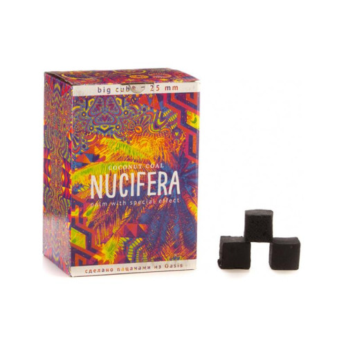 Кокосовый уголь для кальяна Nucifera 72шт 25мм