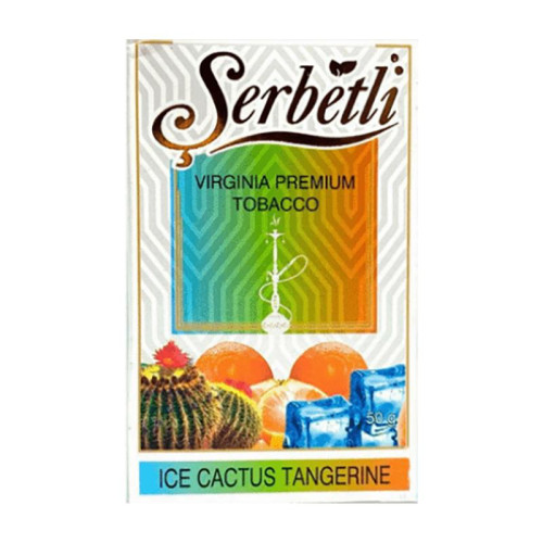 Табак Serbetli 50г АКЦИЗ - Ice Cactus Tangerine (Лед кактус Мандарин)