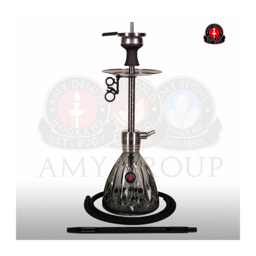 Кальян AMY Deluxe - SS23.02 Bk (Signature S) 58см (Полный комплект)