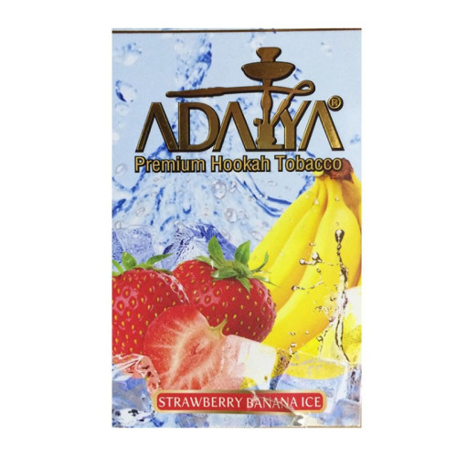 Табак Adalya 50г - Strawberry Banana Ice (Лед Банан Клубника)