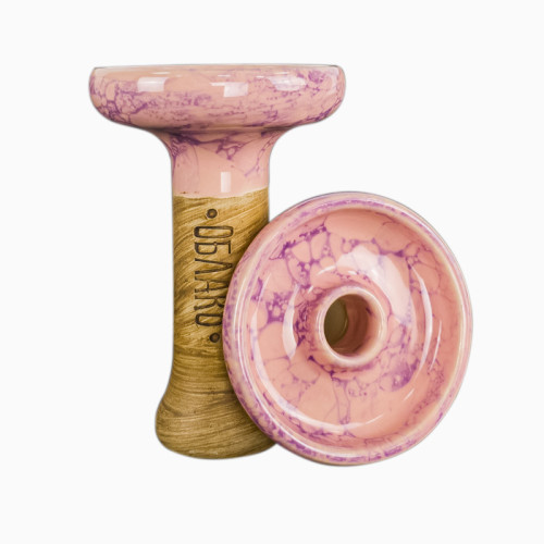 Чаша для кальяна Облако - Phunnel L Glaze Top Розово Фиолетовая