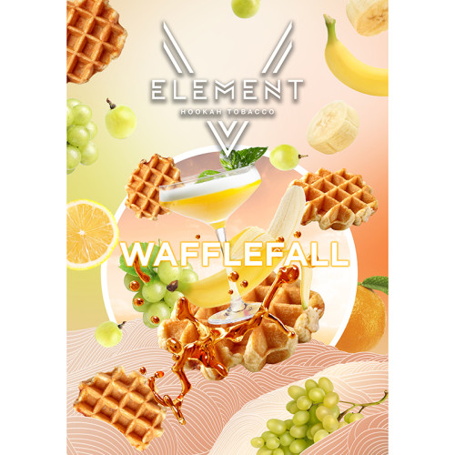 Табак Element 5 Элемент 25г - Wafflefall (Вафли Банан Виноград Мята)
