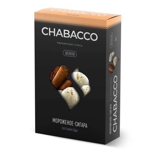 Смесь Chabacco MEDIUM 50г - Ice Cream Cigar (Мороженое сигара)