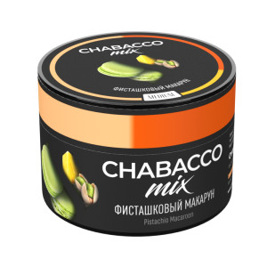 Смесь Chabacco Mix MEDIUM 40г - Pistachio Macaroon (Фисташковый макарун)