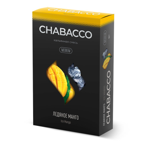 Смесь Chabacco MEDIUM 40г - Ice Mango (Ледяное Манго)