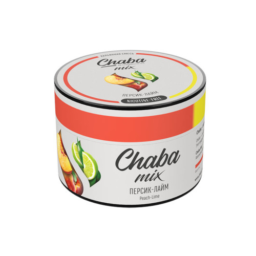 Бестабачная смесь Chaba 40г - Персик-Лайм (Peach-Lime)