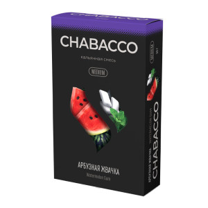 Смесь Chabacco Mix MEDIUM 50г - Watermelon Gum (Арбузная жвачка)