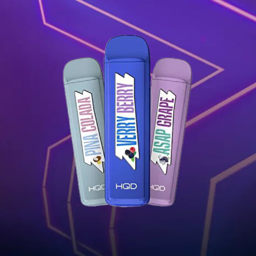 Электронная сигарета HQD MEGA 1800 затяжек - Персик