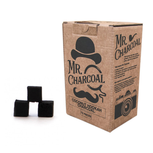 Кокосовый уголь для кальяна Mr. Charcoal 18 шт 25мм