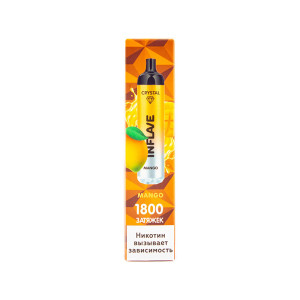 Электронная сигарета INFLAVE CRYSTAL 1800 - Манго