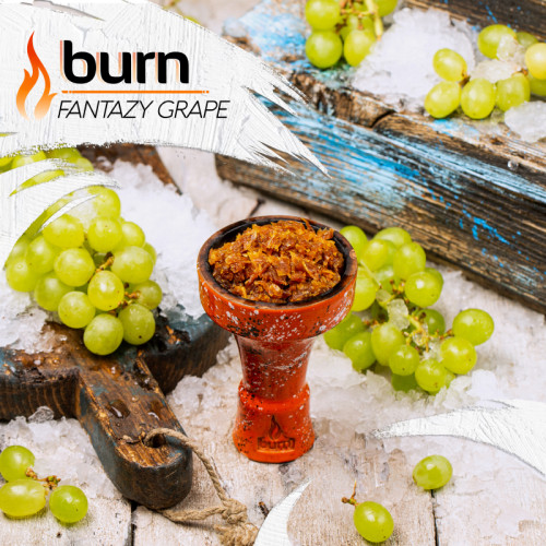 Табак Burn 100г - Fantazy Grape (Ледяной виноград и ваниль)