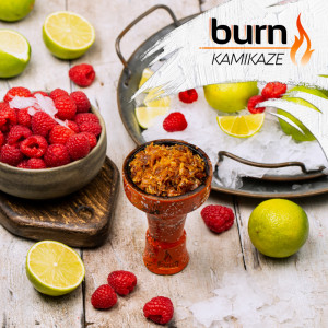 Табак Burn 200г - Kamikaze (Малина лайм лед)