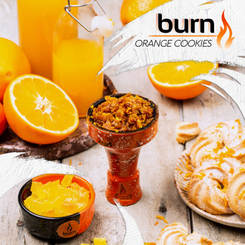 Табак Burn 100г - Orange Cookies (Печенье с апельсином)