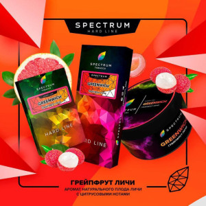 Табак Spectrum Hard Line 100г - Greenwich (Личи Грейпфрут)
