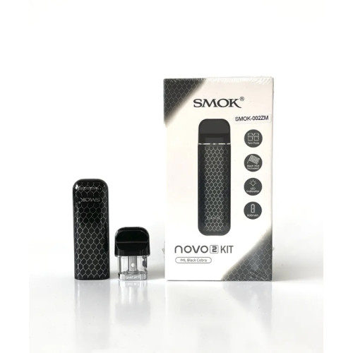 POD-система SMOK NOVO 2 Pod 800mAh Kit IML Black Cobra