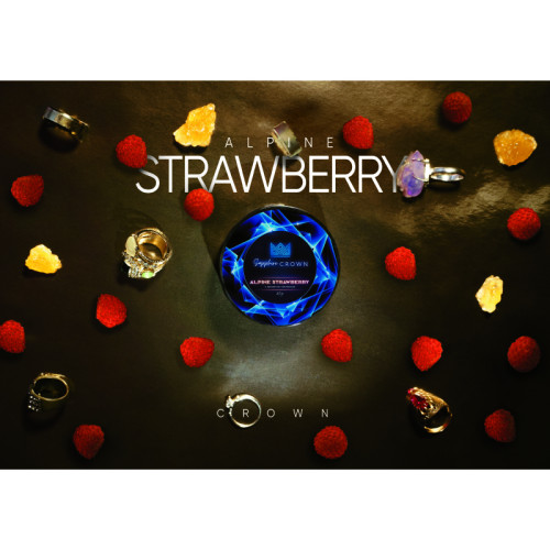 Табак Sapphire Crown 100г - Alpine Strawberry (Земляника)