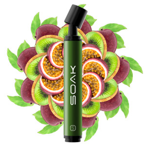 Электронная сигарета SOAK Pods S 2500 - Kiwi Passion Fruit (Киви маракуйя)