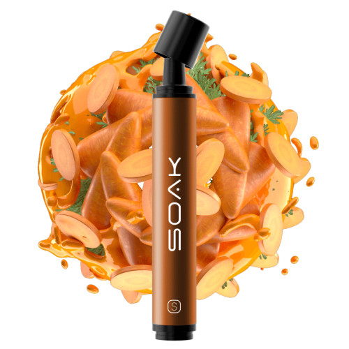 Электронная сигарета SOAK Pods S 2500 затяжек - Carrot Juice (Морковный фреш)