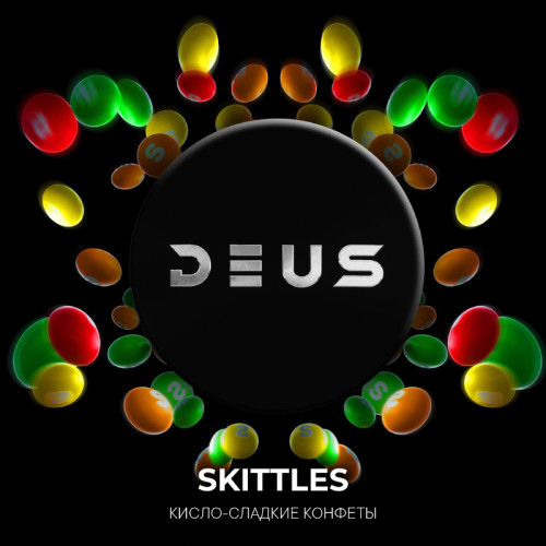 Табак Deus 100г - Skittles (Кисло сладкие конфеты)