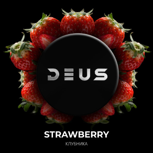 Табак Deus 100г - Strawberry (Клубника)