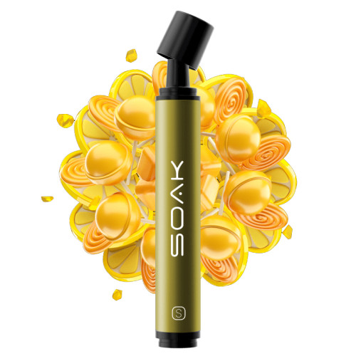 Электронная сигарета SOAK Pods S 3500 затяжек - Lemon Lollipops (Лимонные леденцы)