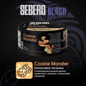 Табак Sebero Black 25г - Cookie Monster (Кокосовое печенье)