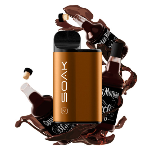 Электронная сигарета SOAK M 4000 затяжек - Creamy Rum (Кремовый ром)
