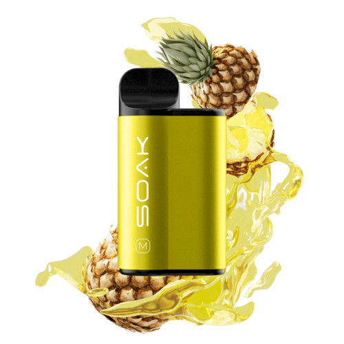 Электронная сигарета SOAK M 4000 затяжек - Pineapple Syrup (Ананасовый сироп)