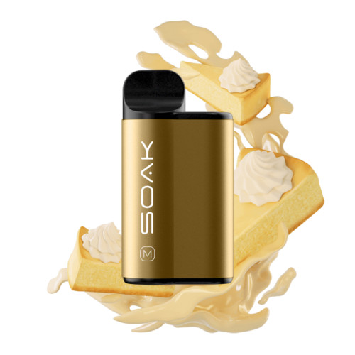 Электронная сигарета SOAK M 4000 затяжек - New York Cheesecake (Чизкейк)