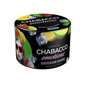 Смесь Chabacco Mix MEDIUM 40г - Королевский лимонад (Ягоды Цитрусы Базилик)
