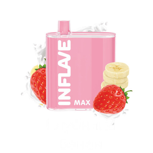 Электронная сигарета INFLAVE MAX 4000 затяжек - Клубника-банан