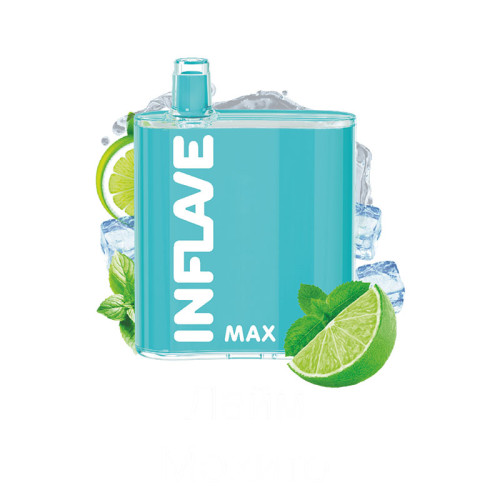 Электронная сигарета INFLAVE MAX 4000 затяжек - Лайм-Мохито