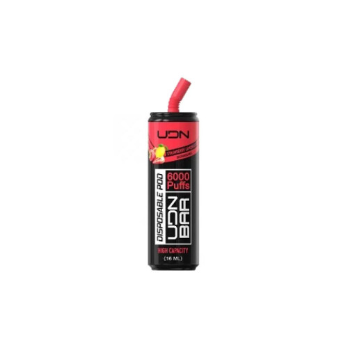 Электронная сигарета UDN BAR 6000 затяжек - Strawberry Lemon (Клубника Лимон)