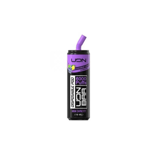 Электронная сигарета UDN BAR 6000 затяжек - Blackcurrant Lemon (Черная смородина Лимон)