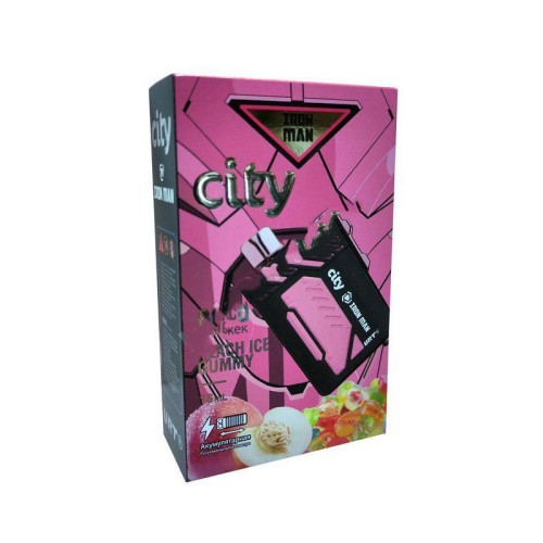Электронная сигарета CITY 8000 затяжек - Peach Ice Gummy (Мармелад с персиковым мороженым)