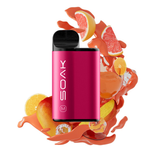 Электронная сигарета SOAK M 4000 затяжек - Mango Aperol (Манго Апероль)